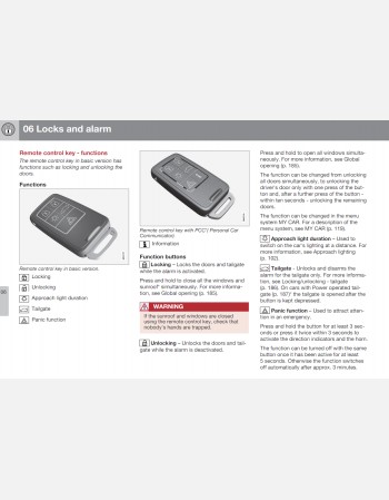 2016 volvo xc70 owners manual lhd & rhd